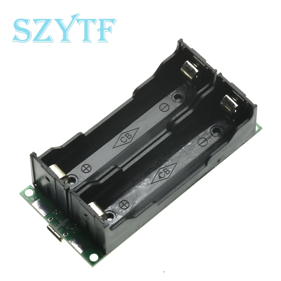 Type-C 15W 3A 18650 Lithium Battery Charger Module DC-DC Step Up Booster Fast Charge UPS Power Supply / Converter 5V 9V 12V