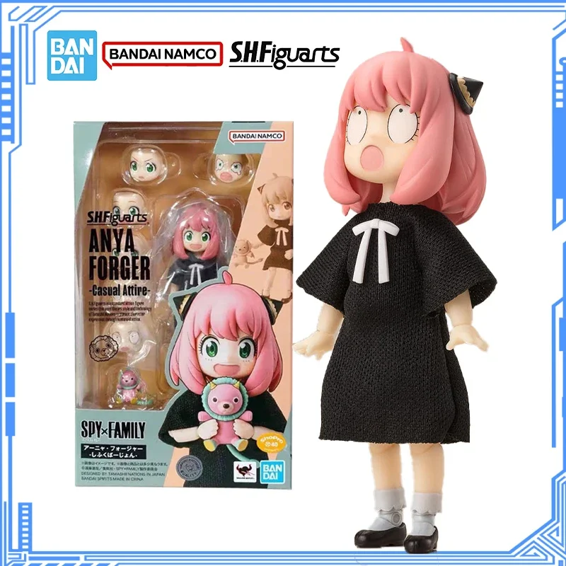 

Распродажа: Коллекционная фигурка SPY×FAMILY Anya Forger в повседневной одежде (SHF), модель для детей, игрушка, подарок, Bandai