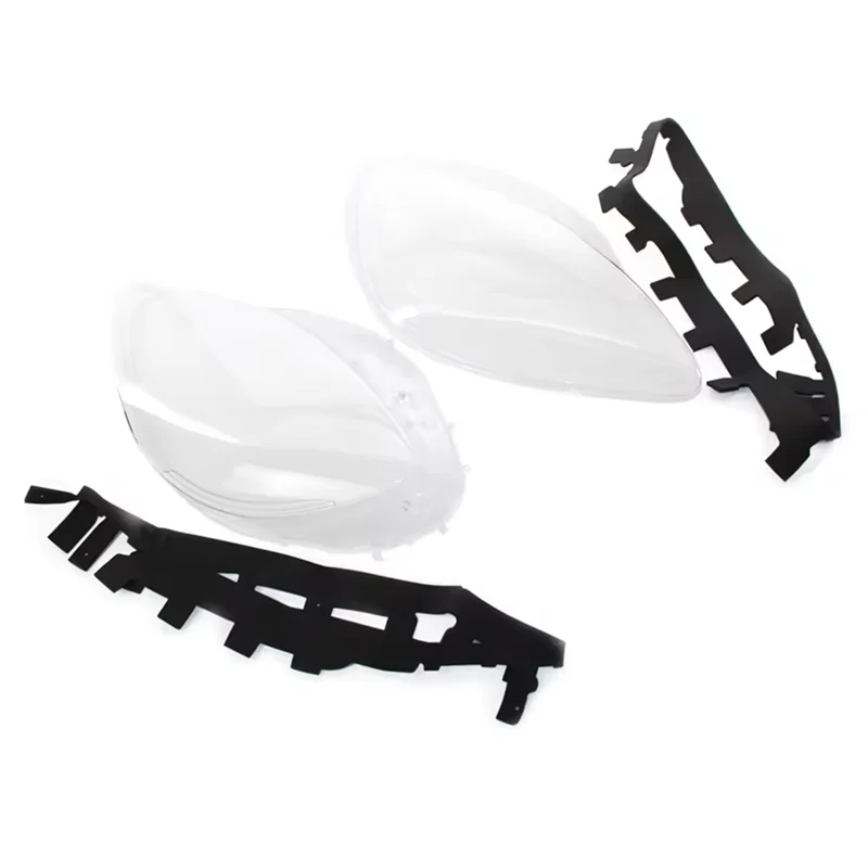 

AUTO Car Headlight Light Lens Covers Shell With Protective UV Coating Cars Accessories Replacement For Corvette C6 2005-2013