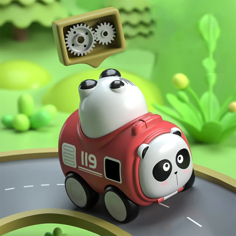 لعبة سيارة الجمود الممتعة للأطفال مع تصميم الحيوانات الأليفة المتحركة للتعلم