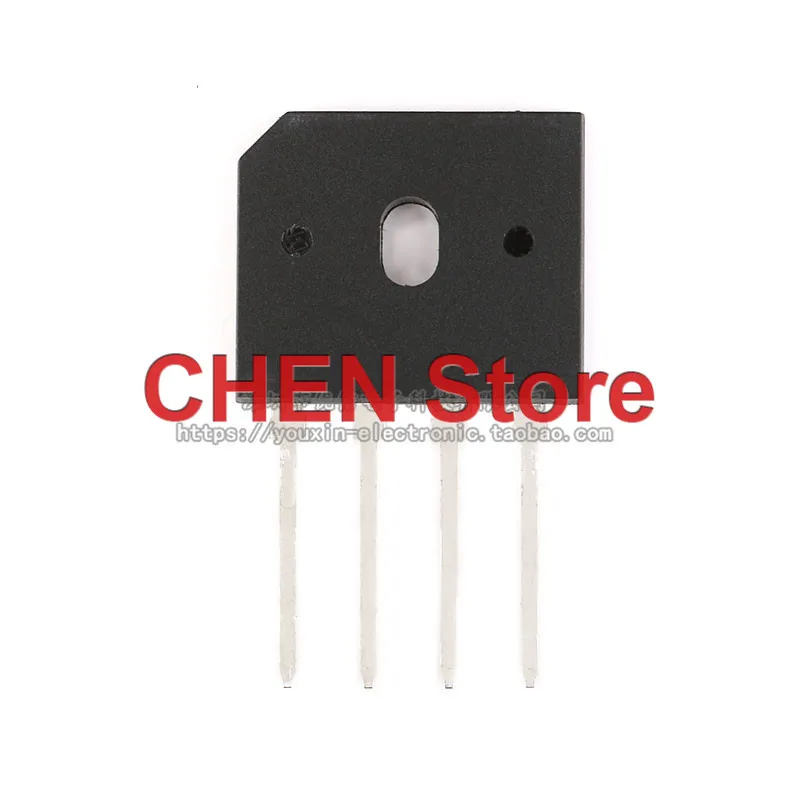 10pcs Original GBU808 8A/800V flat bridge rectifier bridge stack glass passivation rectifier