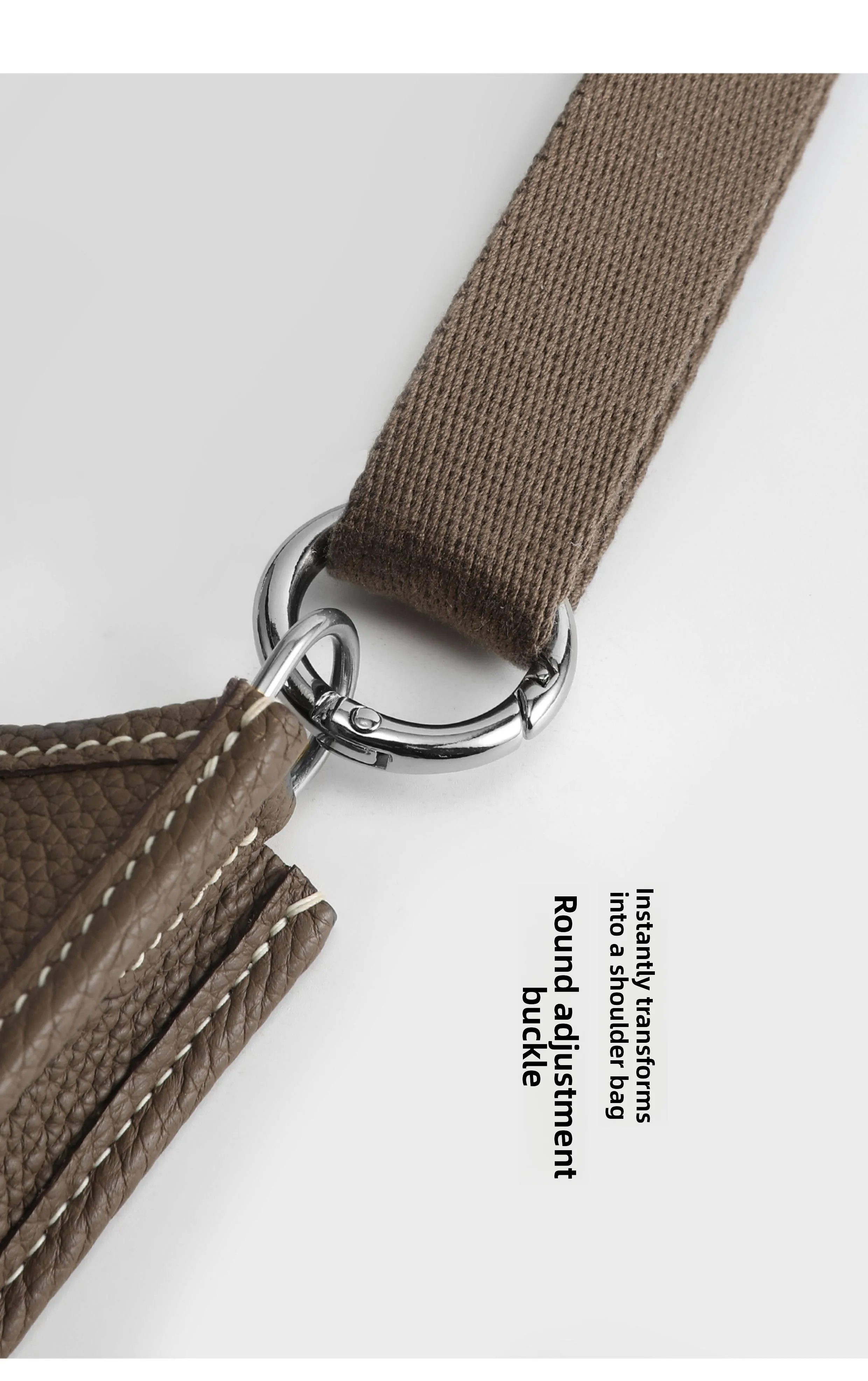 Adjustable Buckle For Evelyne Mini16 23 29 Shoulder Strap Shortener Buckle Easy To Install Bag Modification Bag Accessories