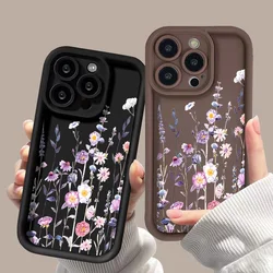 Custodia per fiori per Oppo A76 A74 A58 A57 A55 A54 A53 A17 A16 A15 Reno 8T 6 5 5F Realme C55 C51 C53 C35 C30 C21Y C25Y C15 C11 Cover