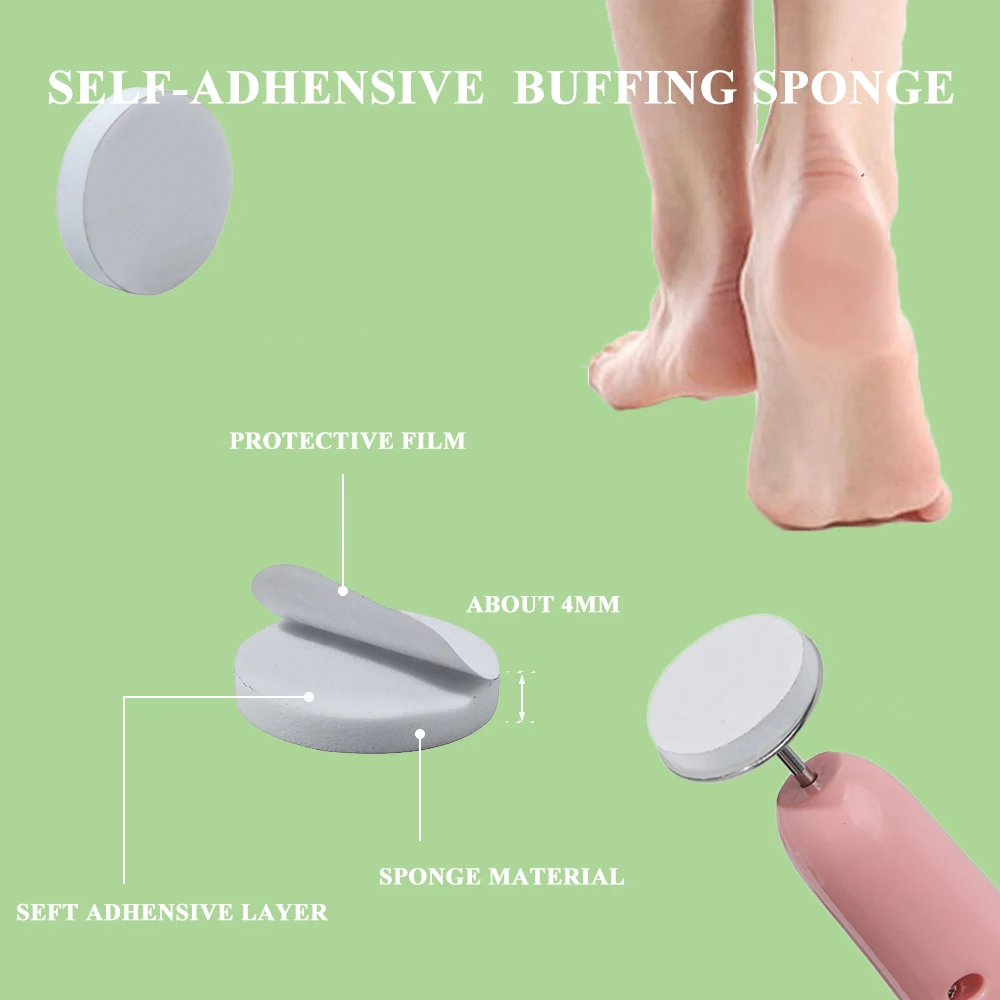 15/20/25mm disco de polimento lixa substituição esponja prego buffer para broca elétrica acessórios manicure pedicure