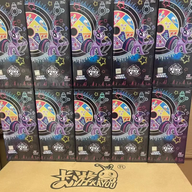 Shining Notes Holographic Ticket Stub Pack My Little Pony Cards Kayou Official Anime Collectible Cards Card Game Gift for Kids