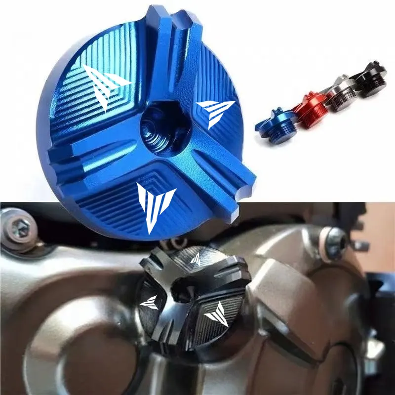 

Для YAMAHA MT07 MT 01 03 07 10 25 MT03 MT-07 MT10 MT25 Fazer Мотоцикл с ЧПУ Масляная заливная чашка Крышка Крышка Винт