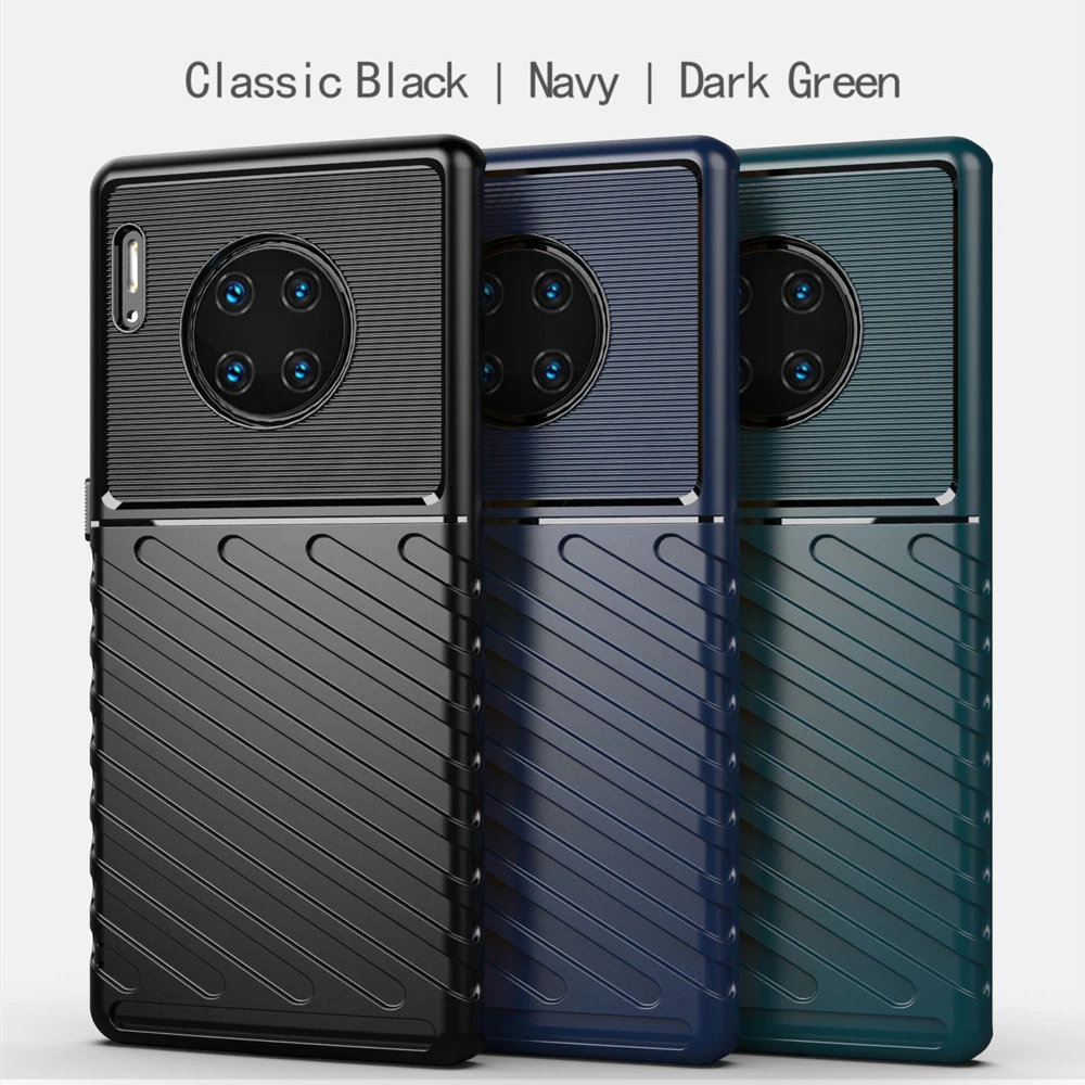 Heavy Duty Bumper Cover Case For Honor 9C Silicone Soft Cover Arrmor Bumper Shield Case For Huawei P40 Lite E Pro Y6P Y7P