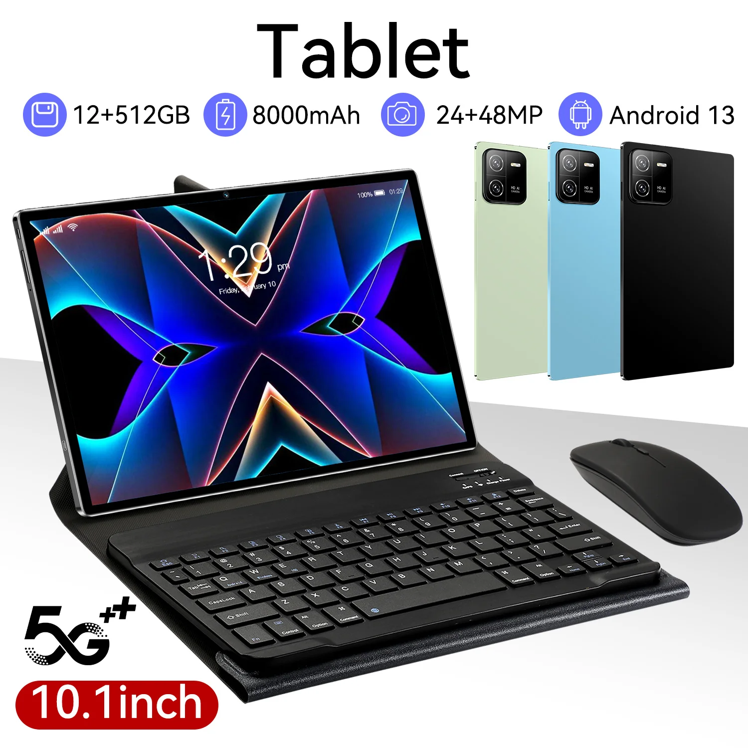 Global Model Pad 6 PRO Tablet Android 13 16GB/1T 11-inch Bluetooth 5.0 5G WIFI MTK6797 24MP+48MP Dual SIM Travel Portable Laptop