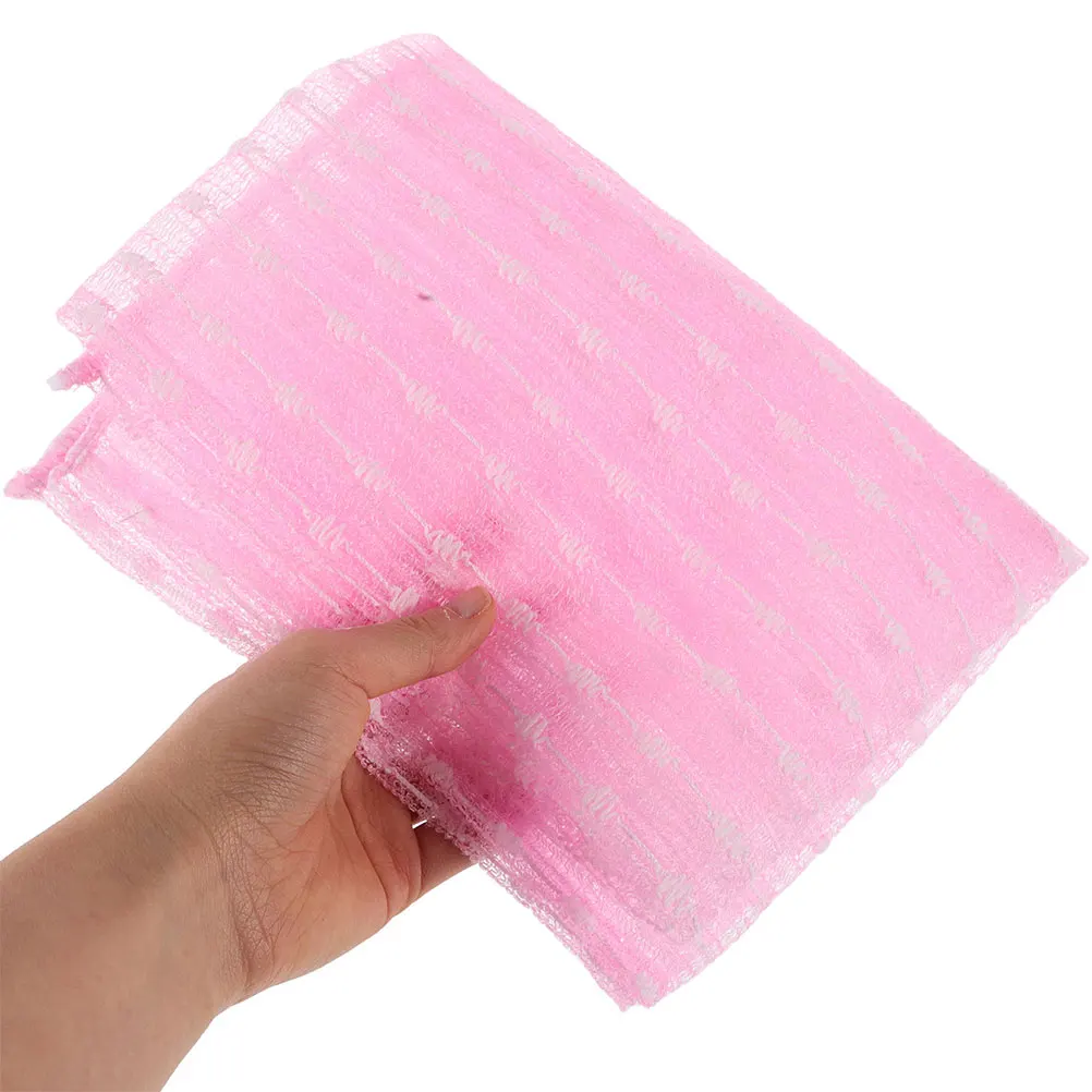 

3Pcs Nylon Bath Scrubber Long Exfoliating Body Towel Deep Cleaning Shower Back-Pulling Washcloth Lightweight Portable Skin Scrub