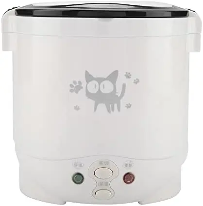 

Mini Rice Cooker 1L Portable Electric Steamer for Car, Camping - 12V Auto Lunch Box
