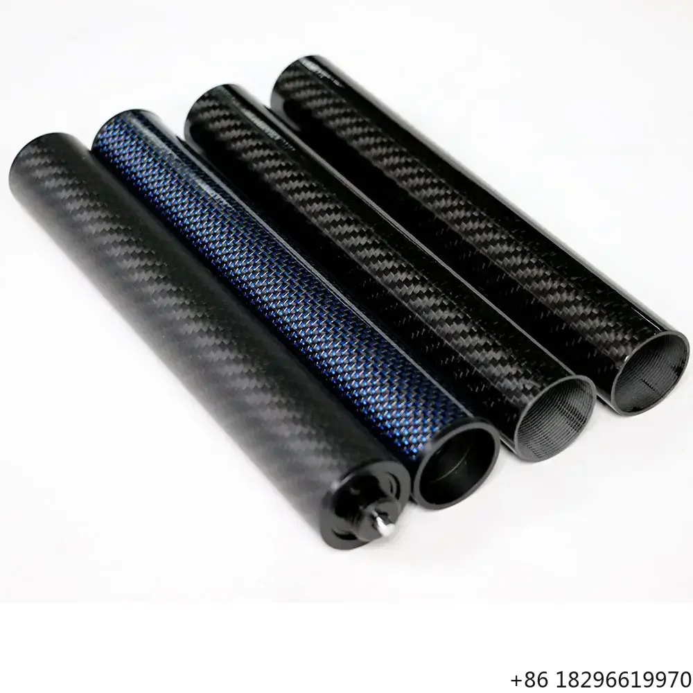 Light Weight Carbon Fiber Tube Kit with Connectors for Sports Equipment DIY 3D Printer Frame Robot Chassis Construction Projects