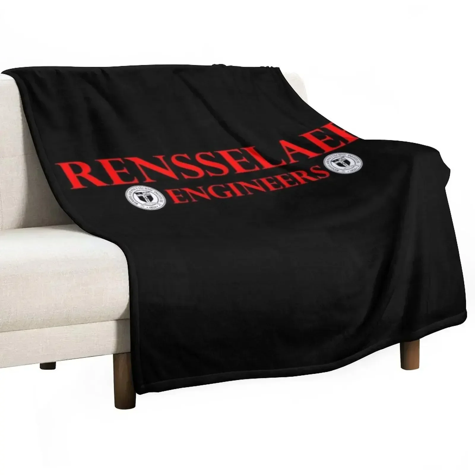 RPI Engineers Soccer Classic Throw Blanket Plush Vintage Luxury Thicken Flannels Decorative Sofa Extra Large Throw Blankets