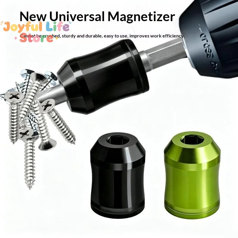 Portable Magnetizer And Demagnetizer For Screwdriver Bits Strong Adsorption Ring For Secure Fit In Tight Spaces For Workers