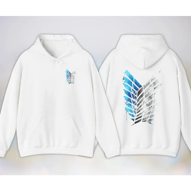 The Giant Hoodie Attack By Wings of Freedom - Manga Anime Gothic Style Autumn/Winter New Collection Unisex Casual Hoodie