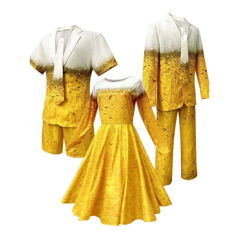 فستان بدلة COS بطابع بيرة للحفلات المعرض الهزلي للعب الأدوار للرجال/النساء مناسب للارتداء اليومي، 5؛ d'2.y؛ 8' #2