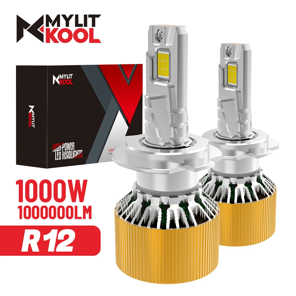 

Canbus H4 Led Headlight, 1:1 Plug and Play, Easy To Install, H7 H1 H11 9005 9006 9012 Car Light Bulb, 1100W High Power Auto Lamp