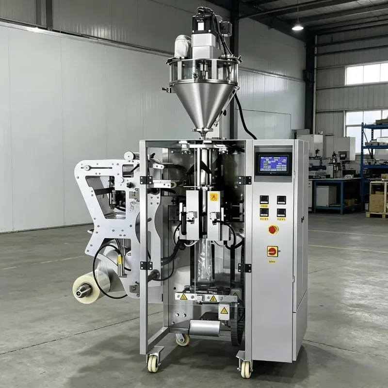 Multifunctional Automatic Vertical Packaging Machine for Food Chemical Industries High Productivity Bags Powder Liquid Granules