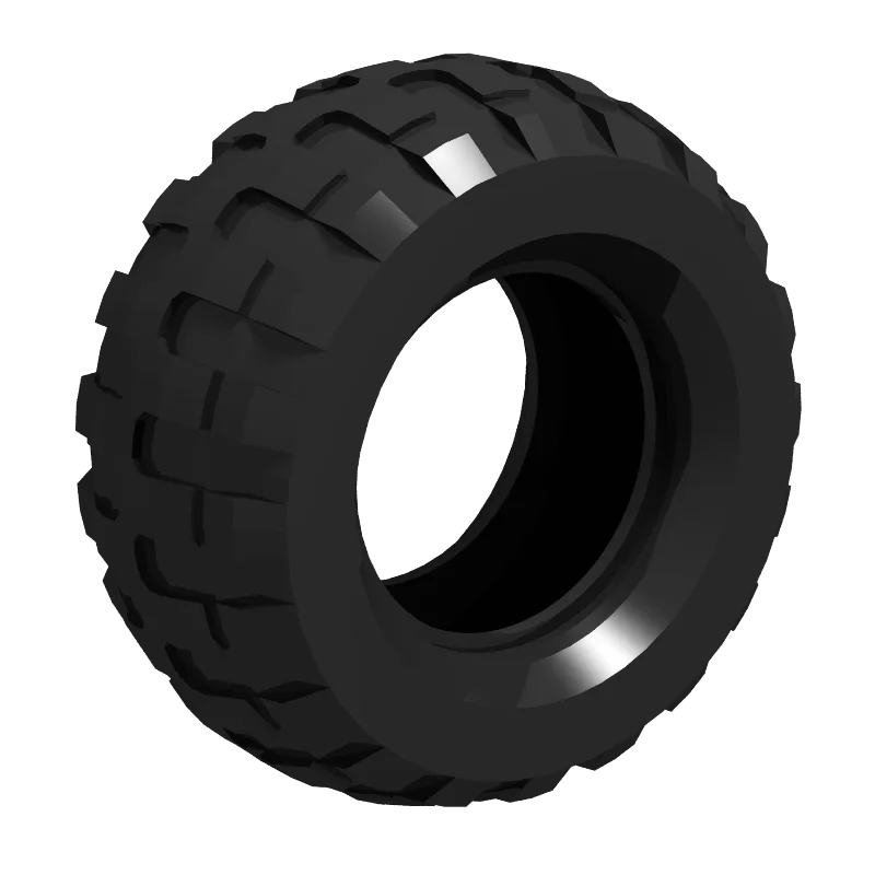 Building Block 56908 Wheel 43.2mm D. x 26mm 6 Pin Holes For Tyre 41897 61480 45982 Bulk GBC Toy High-Tech MOC Set