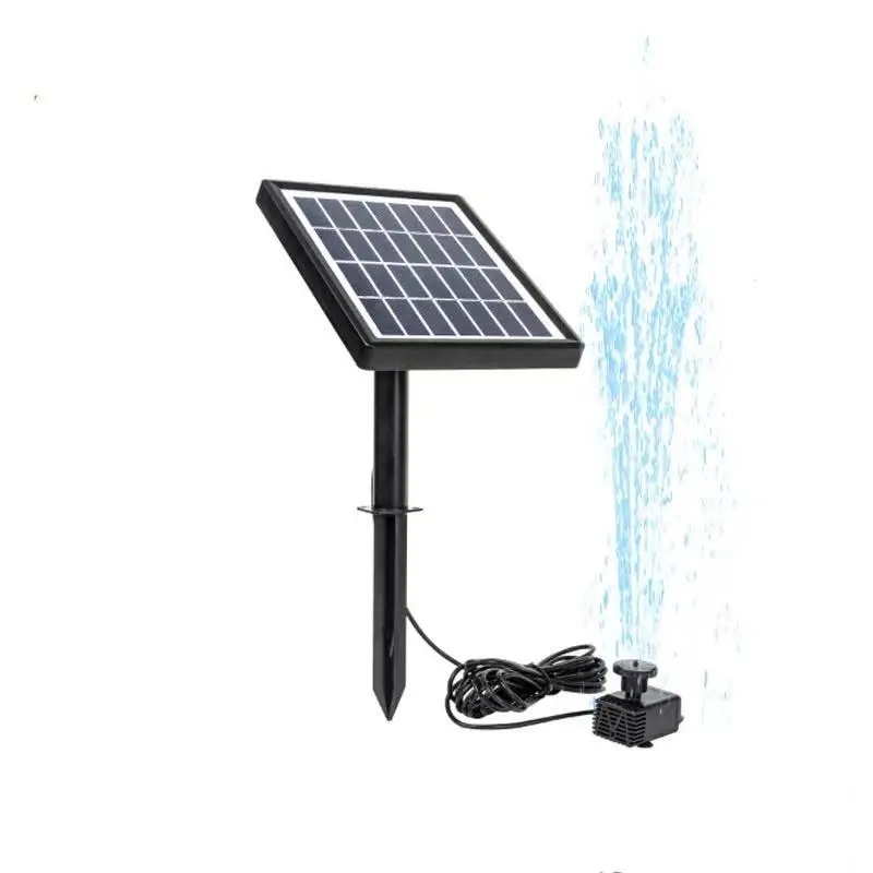 Aquarium solar fountain ground insert split fountain outdoor fish pond decoration solar water pump aquarium accessories DC7V