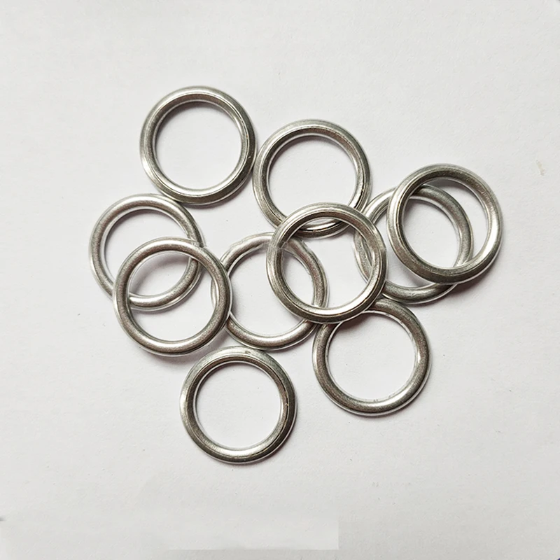 10pcs M14 Oil Drain Plug Gaskets Crush Washers Seals Rings 14X20X1.5 For Volkswagen Audi A3 A4 A5 A6 A7 A8 Q3 Q5 Q7 TT N0138157