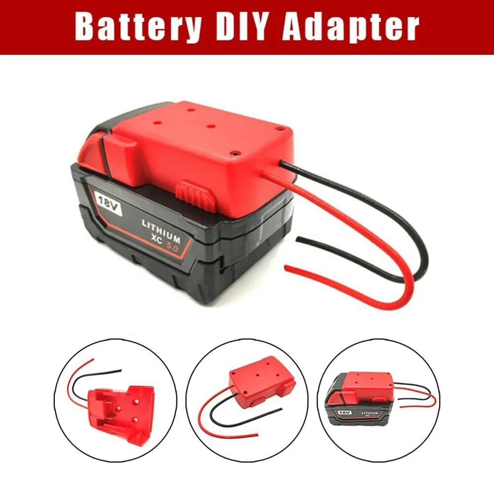 

For Soldering Converter Battery Adapter For 18V Tools Pratical 1x Design From Form High Quality Portable 12AWG