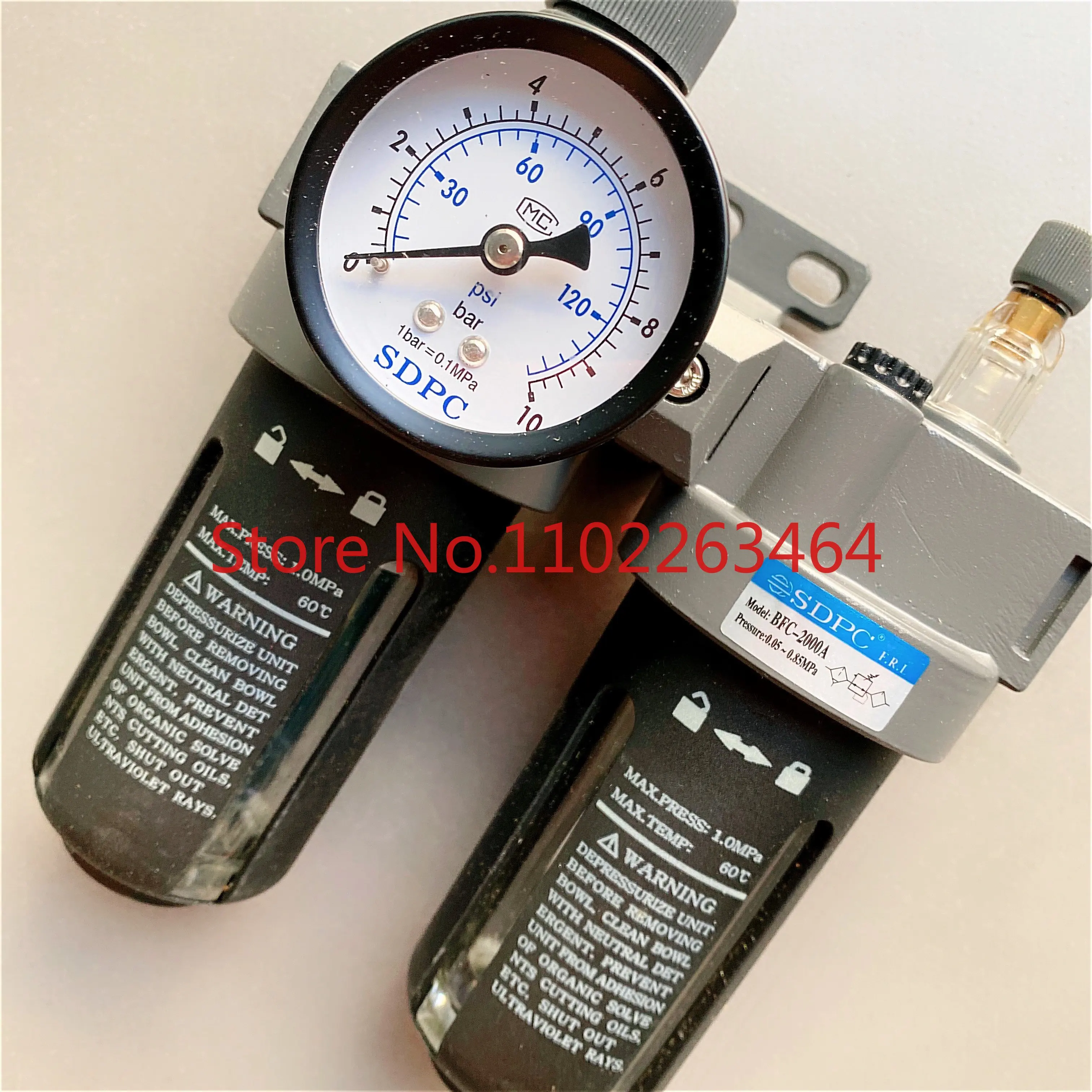 SDPC Shengda Solar Filter Pressure Regulating Valve Oil-water Separator Duplex BFC2000A 3000A 4000A