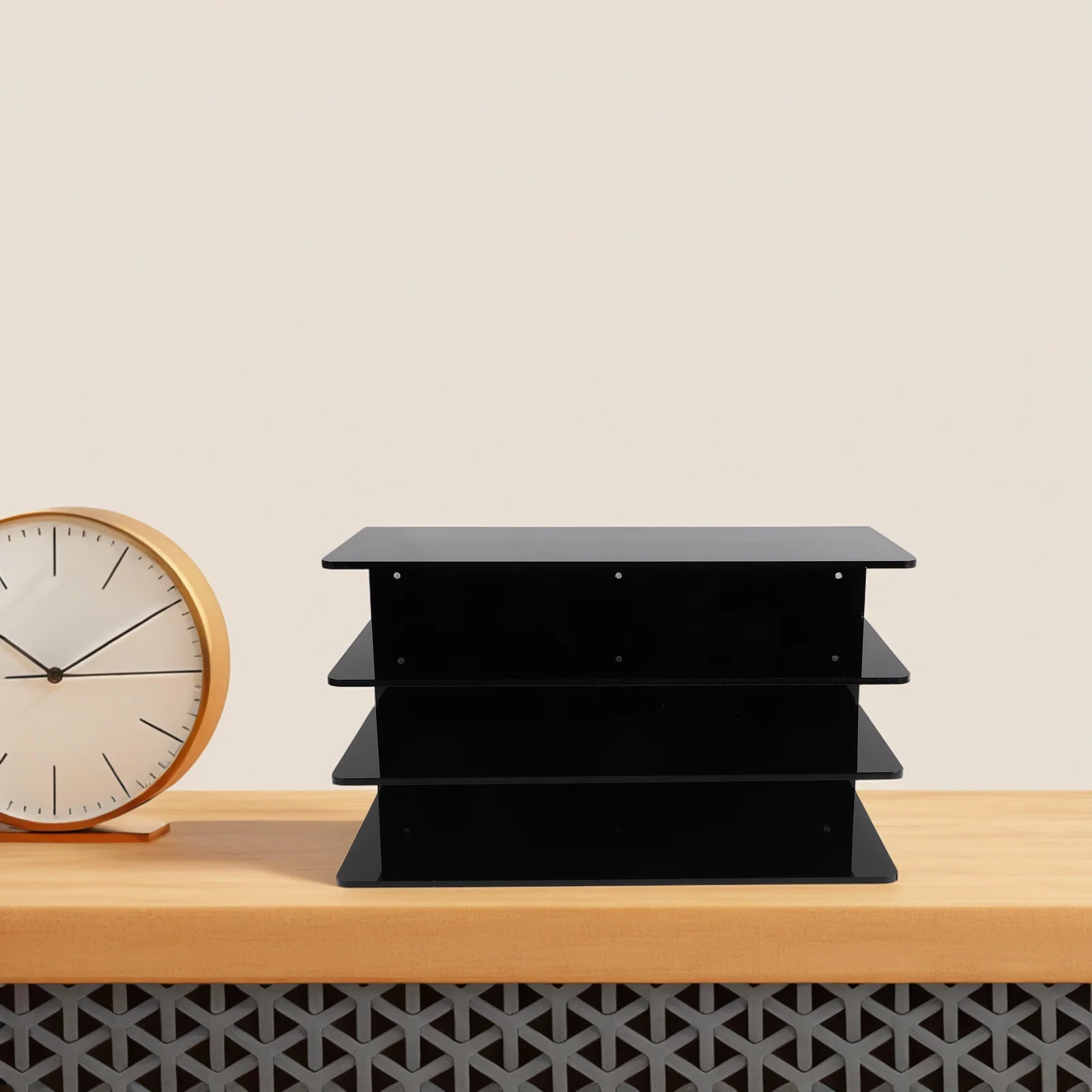 

Эргономичная 3-уровневая акриловая подставка для клавиатуры с наклонной конструкцией для комфортного набора текста, стильный современный дизайн, подставка для мыши и дисплея