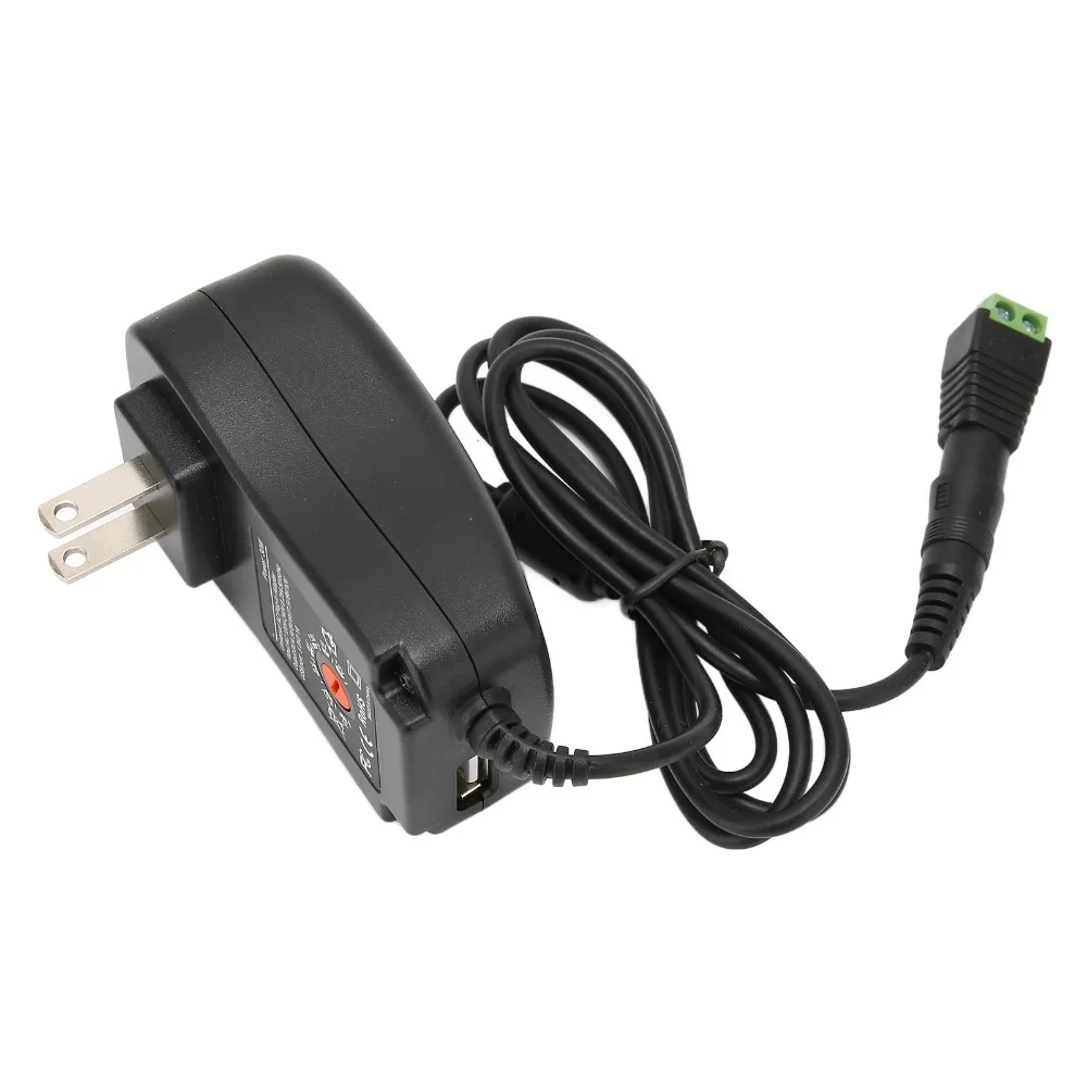 with USB Port Multifunctional 30W Universal Power Adapter 100-240V Input for US Plug Voltage Adjustable Adapter