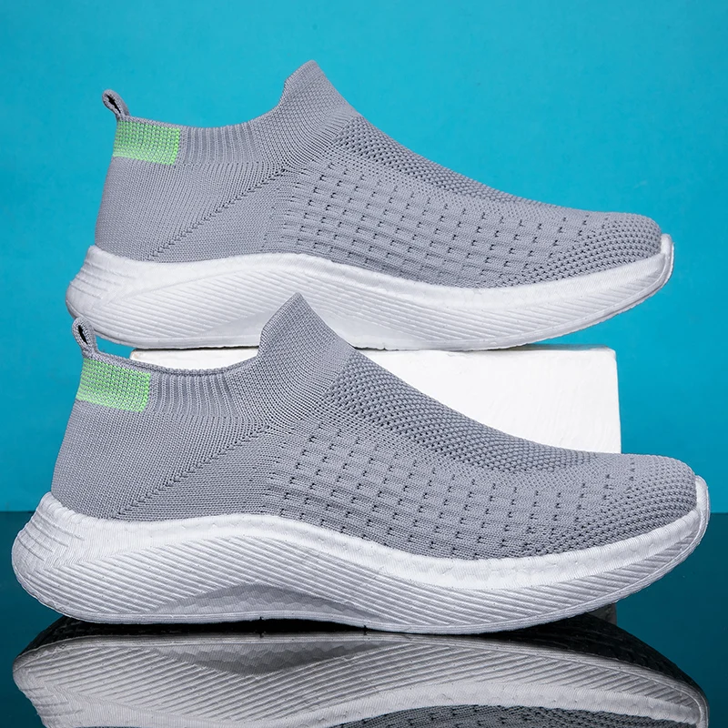 

Breathable Flyknit Mesh Treading Shoes, Socks, Popcorn Feet, Soft Sole Casual Shoes for Men and Women