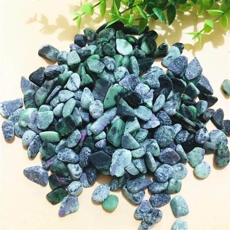 1000g natural crystal red and green sapphire mineral gemstones for home decoration