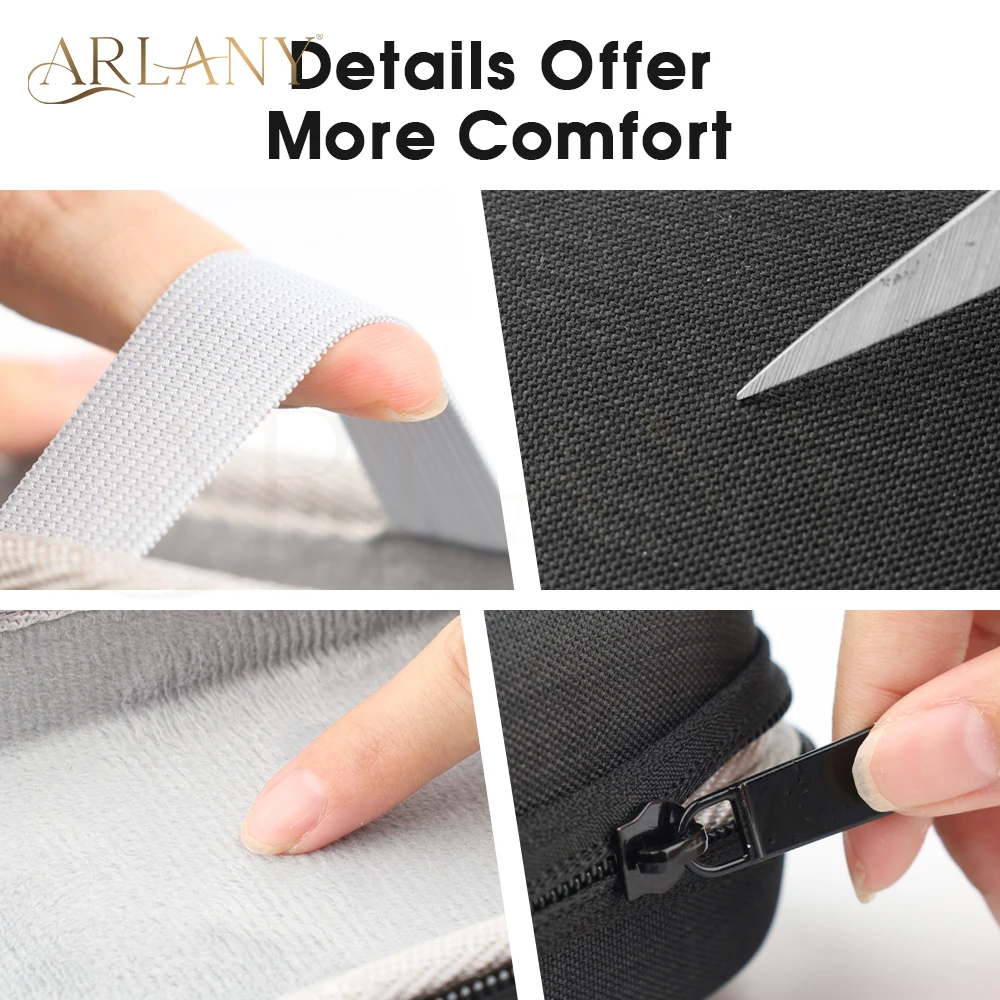 حقيبة تخزين مكواة فرد الشعر من ARLANY، حقيبة سفر لحمل مكواة فرد الشعر، حافظة EVA لقضاء العطلات #6