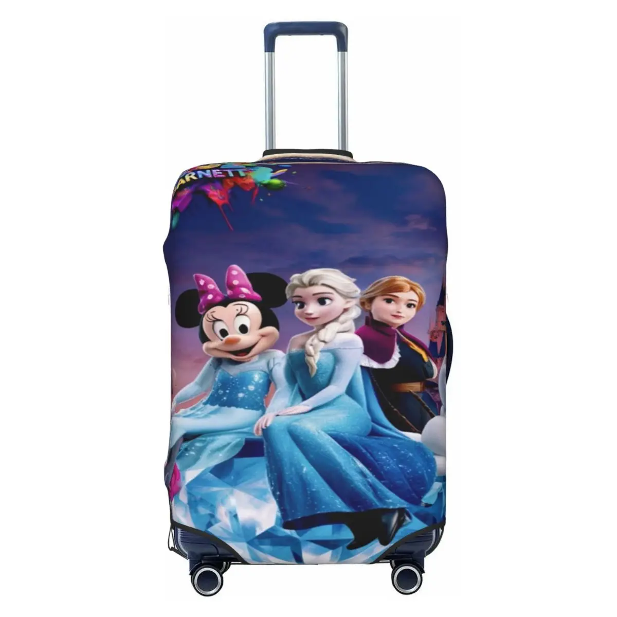 

Custom Fashion Frozen Cartoon Luggage Cover Protector Elastic Travel Suitcase Covers