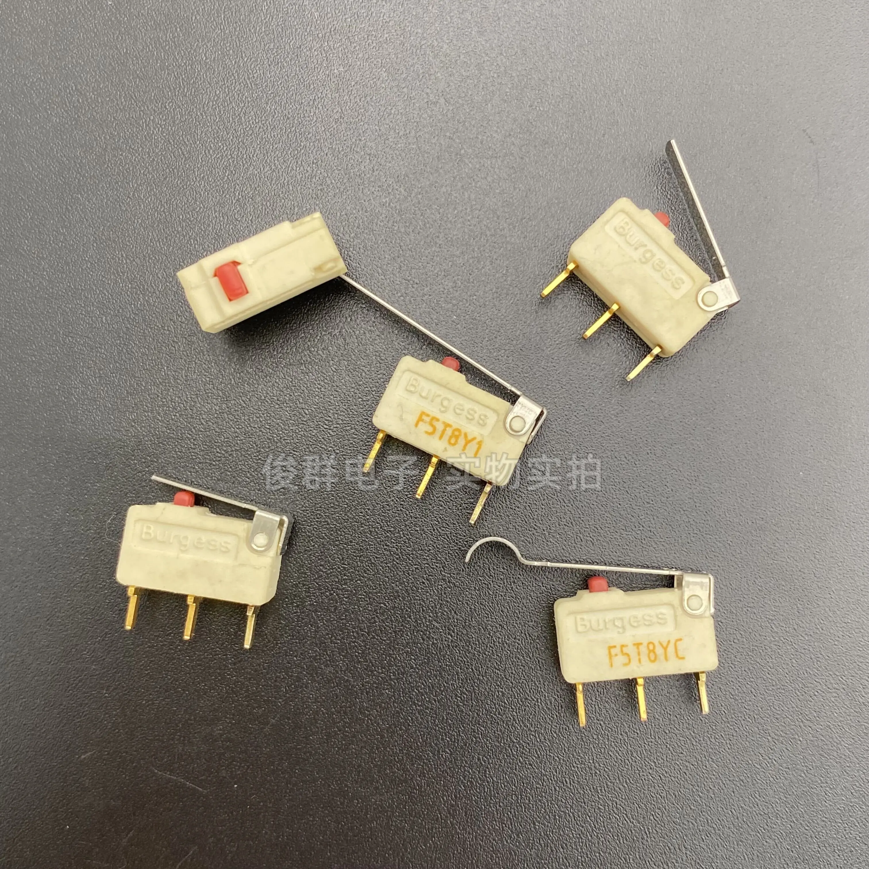 

5 шт./компл. микропереключатели F5T8YC с рычагом для сброса, 3-контактные, для медицинских приборов, тактильные кнопки