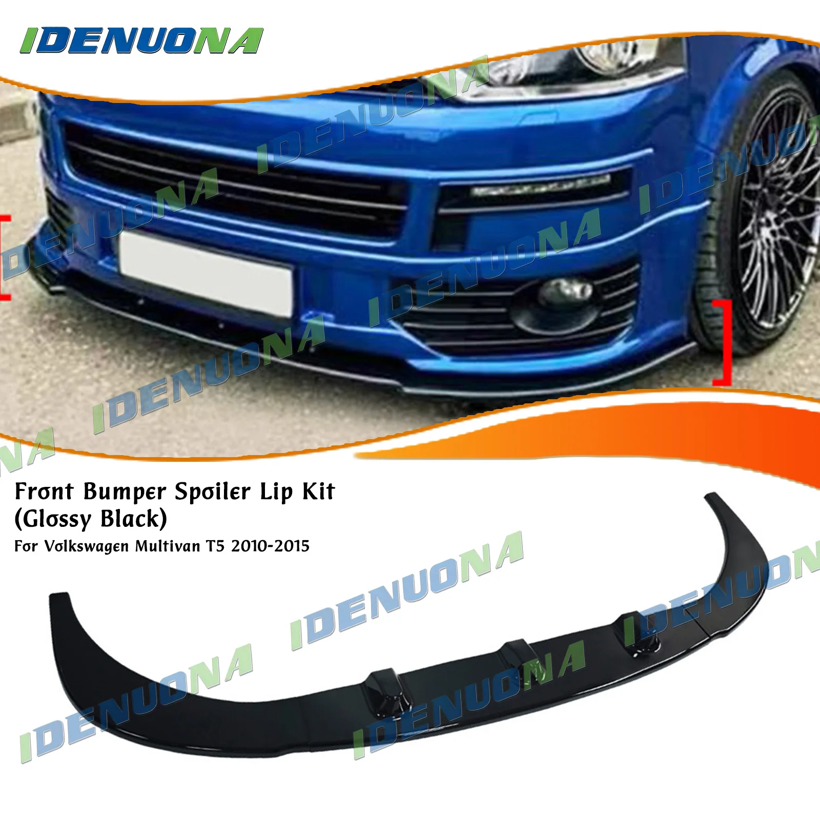 Für Volkswagen VW Multivan T5 2010-2015 Frontstoßstangen-Spoilerlippe Unterer Splitter-Schutz