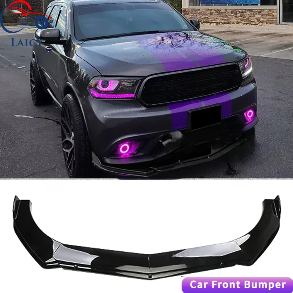 LAICY For D0dge Durango GT R/T SRT Car Front Bumper Chin Lip Spoilers Body Kits Splitter Skirt Diffuser Protection Guard