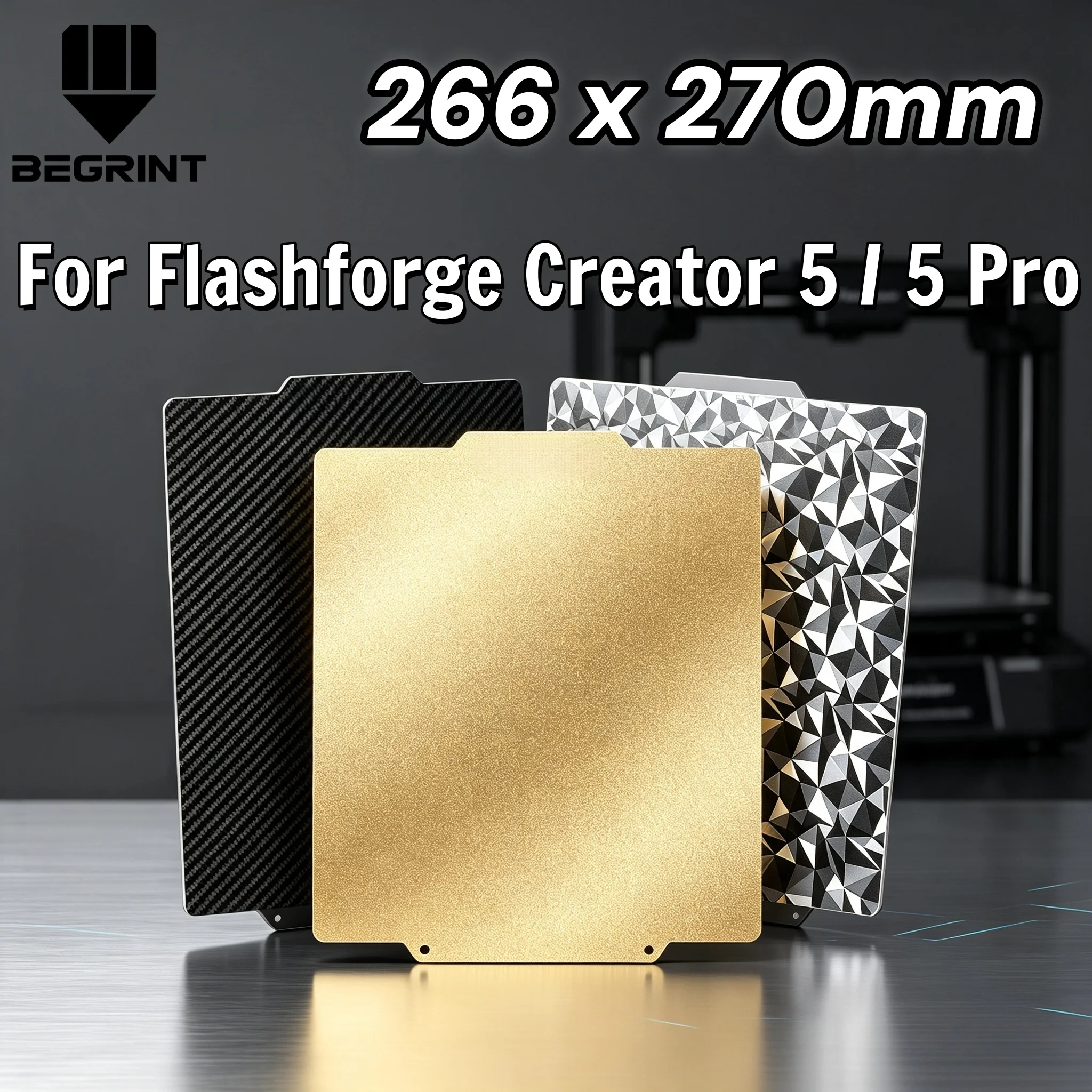 3D Printer Bed Spring - Double-Sided PEI Build Plate for Flashforge