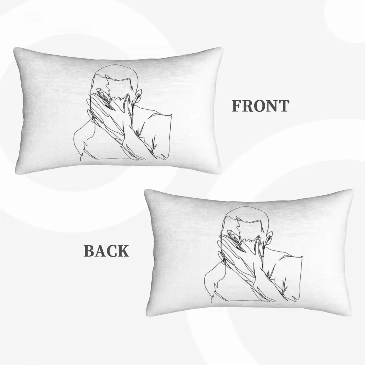 Frank Ocean Blonde Rectangle Pillowcase Cushion Cover Decor Bedroom Bed Home Comfort Throw Pillow