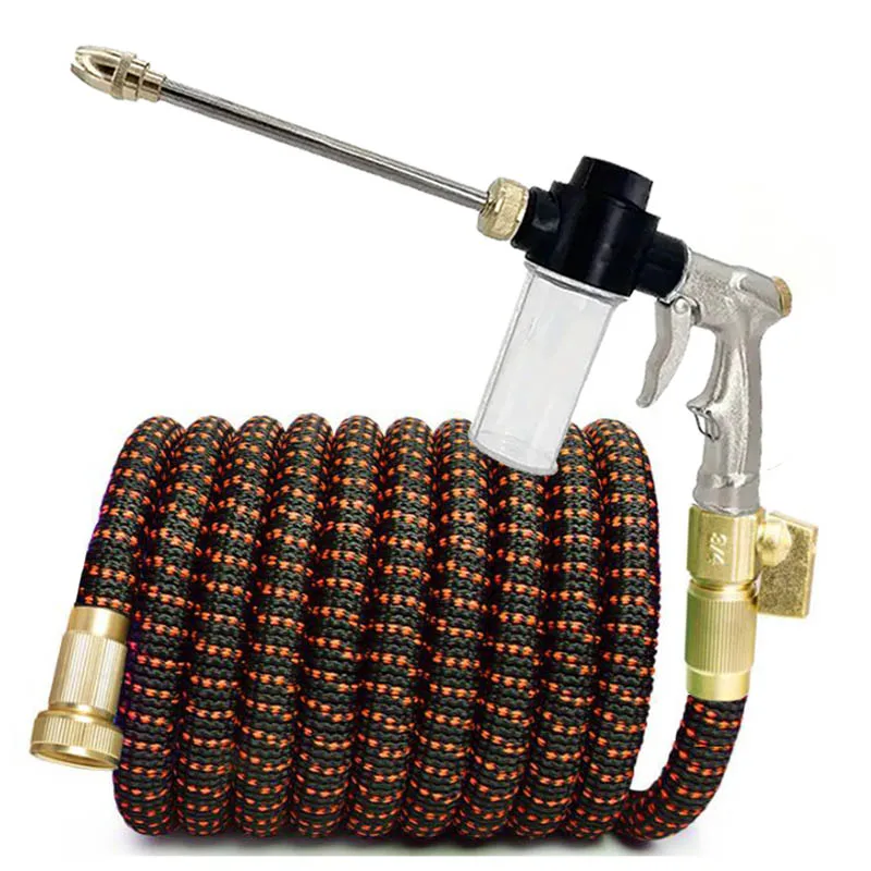 

Multi-Function High-Pressure Retractable Portable Garden Hose Spray Nozzle for Car Wash and Watering Plants