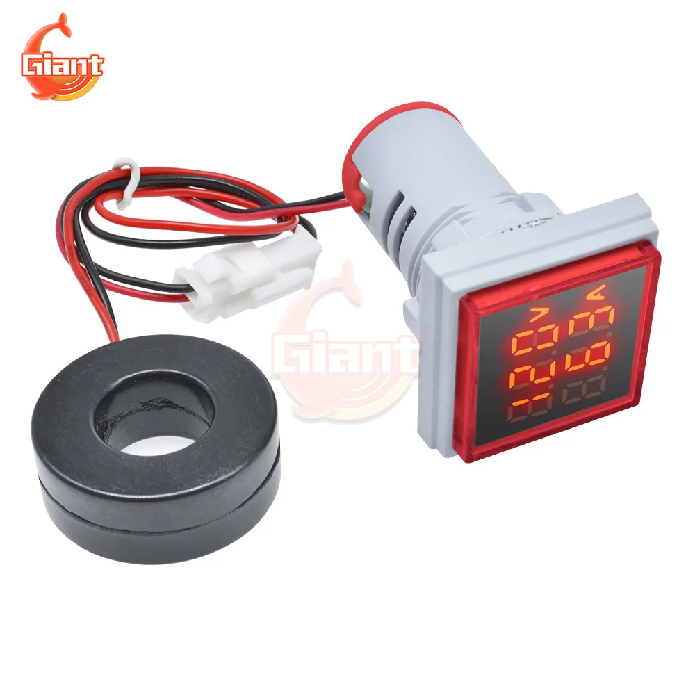 AC 60-100V 0-100a Ampere Voltmeter LED Digital Voltmeter Ampere meter Spannung Strom Frequenz messer Spannungs anzeige Tester