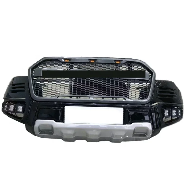 

Auto Truck Parts Front Bumper Kit With Grille F150 Raptor Style For Ranger Bumper Guard Body Kits