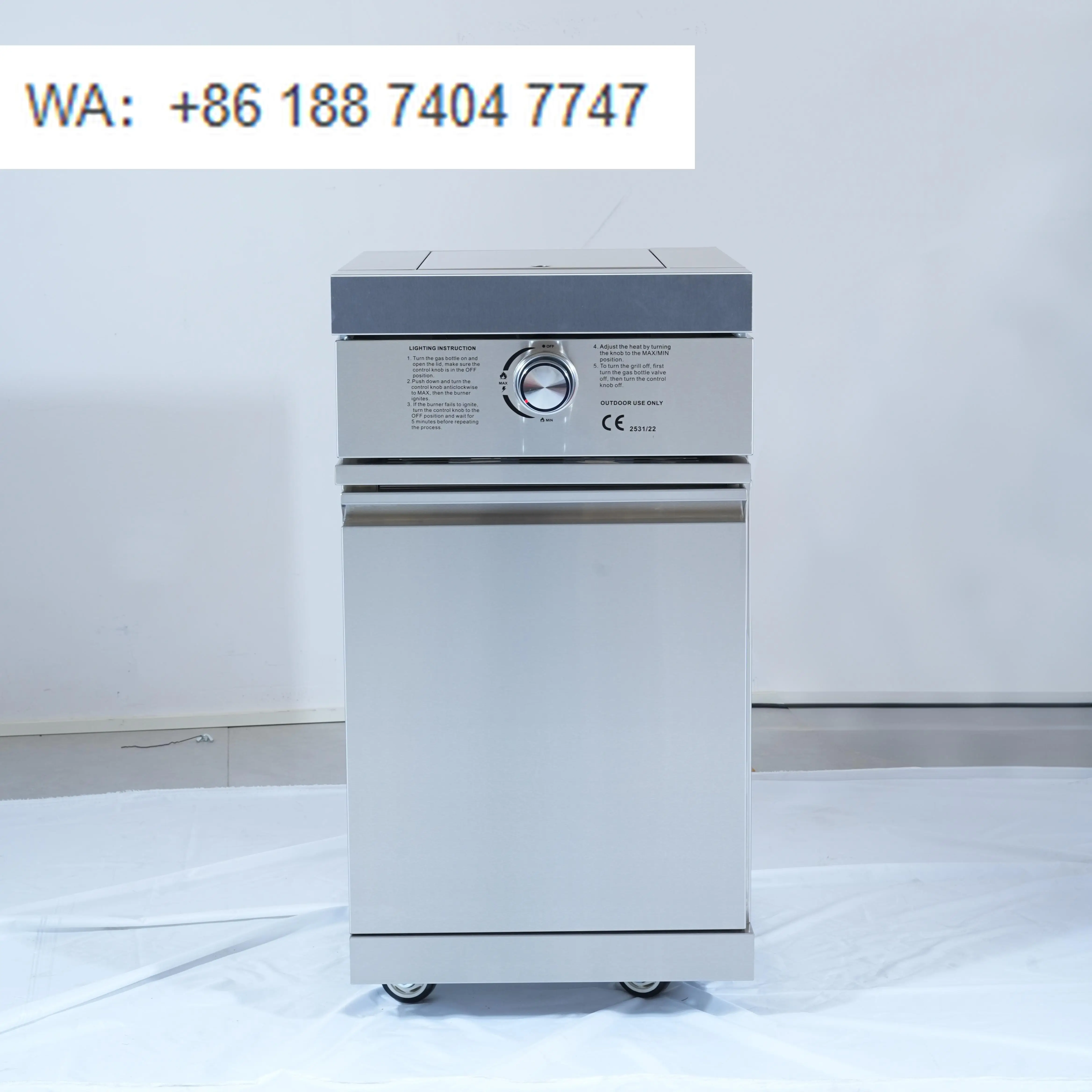 

Powerful Infrared Side BBQ Gas burner 15350BTU Perfect for Slow Cooking Great for Backyard Gatherings BBQ