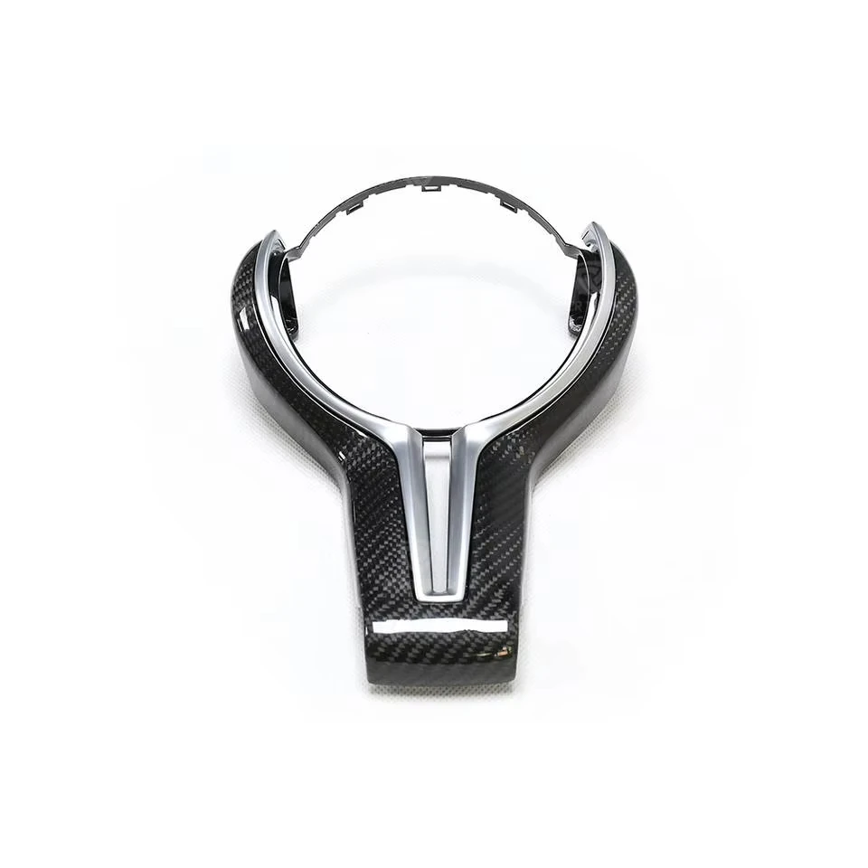 

Автомобильная накладка на руль из углеродного волокна для BMW M4 M3 M2 F80 F82 F83 F87 M5 M6 X5M X6M Замена карбоновой внутренней крышки