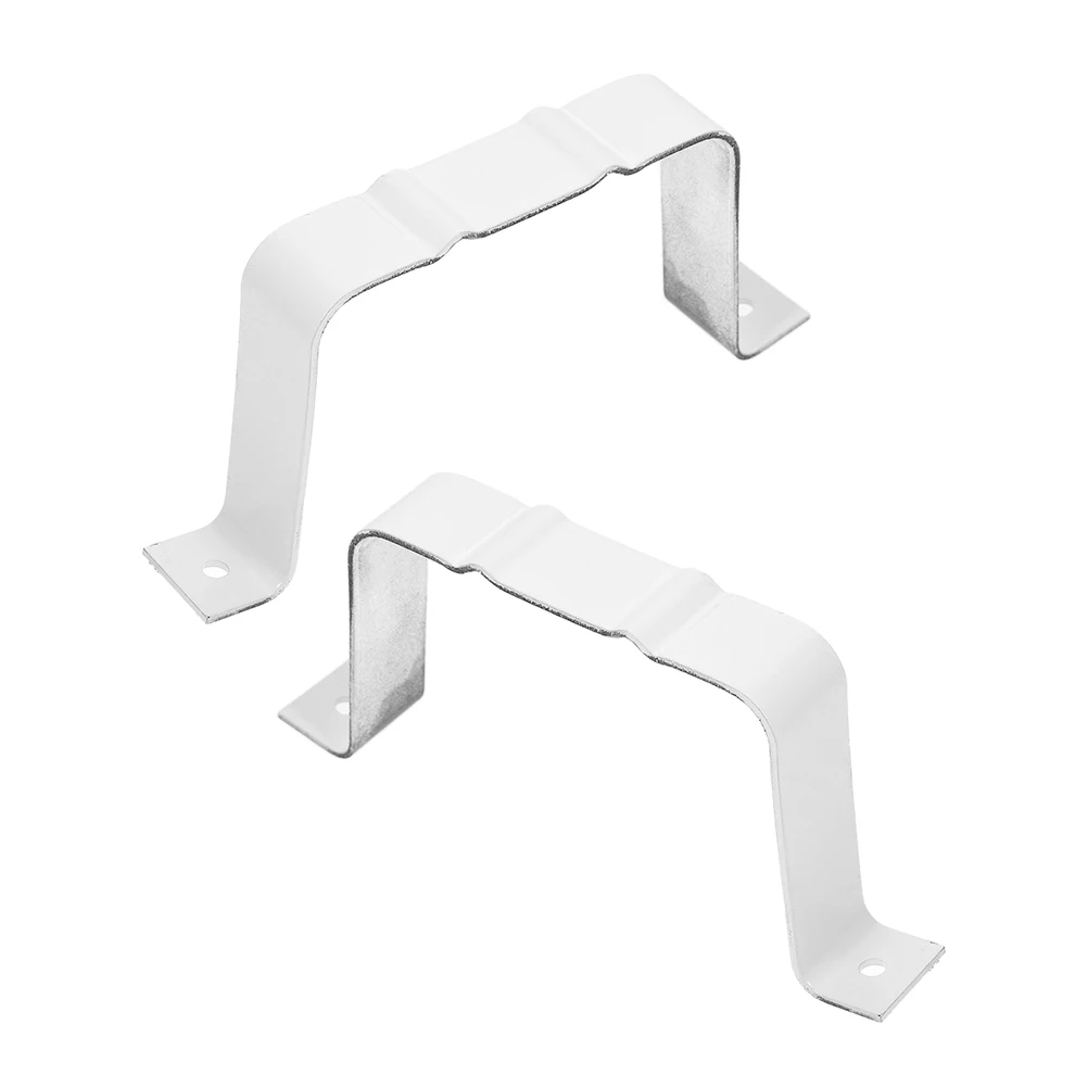 

2pcs Aluminum Alloy Downspout Adapter Gutter Pipe Connector Drain Extender White Durable Easy Installation Accurate for Home