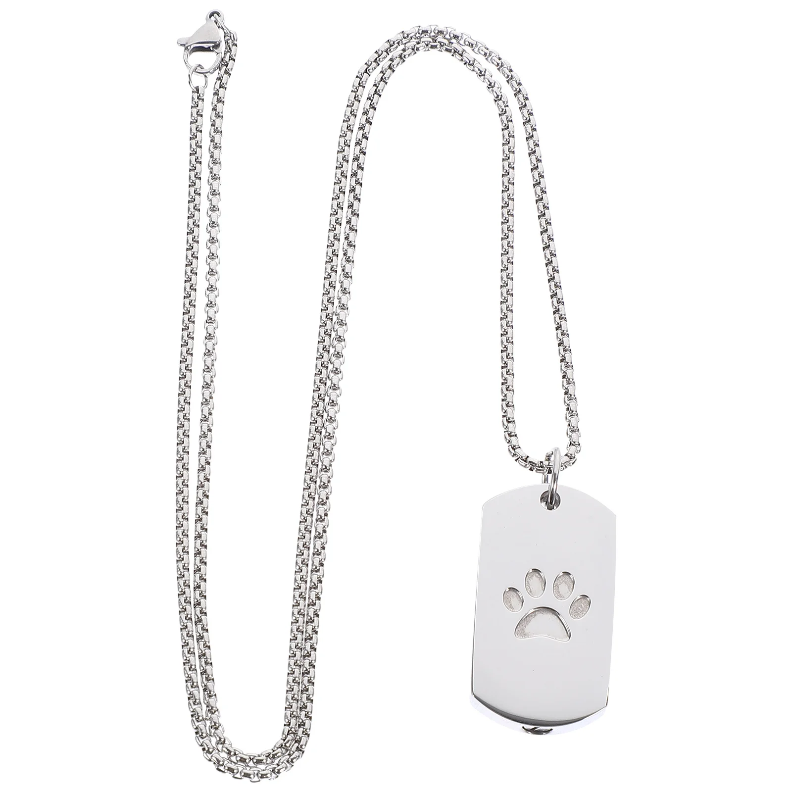 

Titanium Steel Urn Necklace for Ashes Pet Memorial Pendant Cremation Keepsake Lightweight No Discoloration Rust Resistant Daily