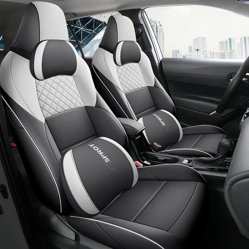 Deluxe Styling Car Seat Cover For Toyota BZ4X 2022 All Seasons Universal All-inclusive Special Seat Cushion Automotive Parts