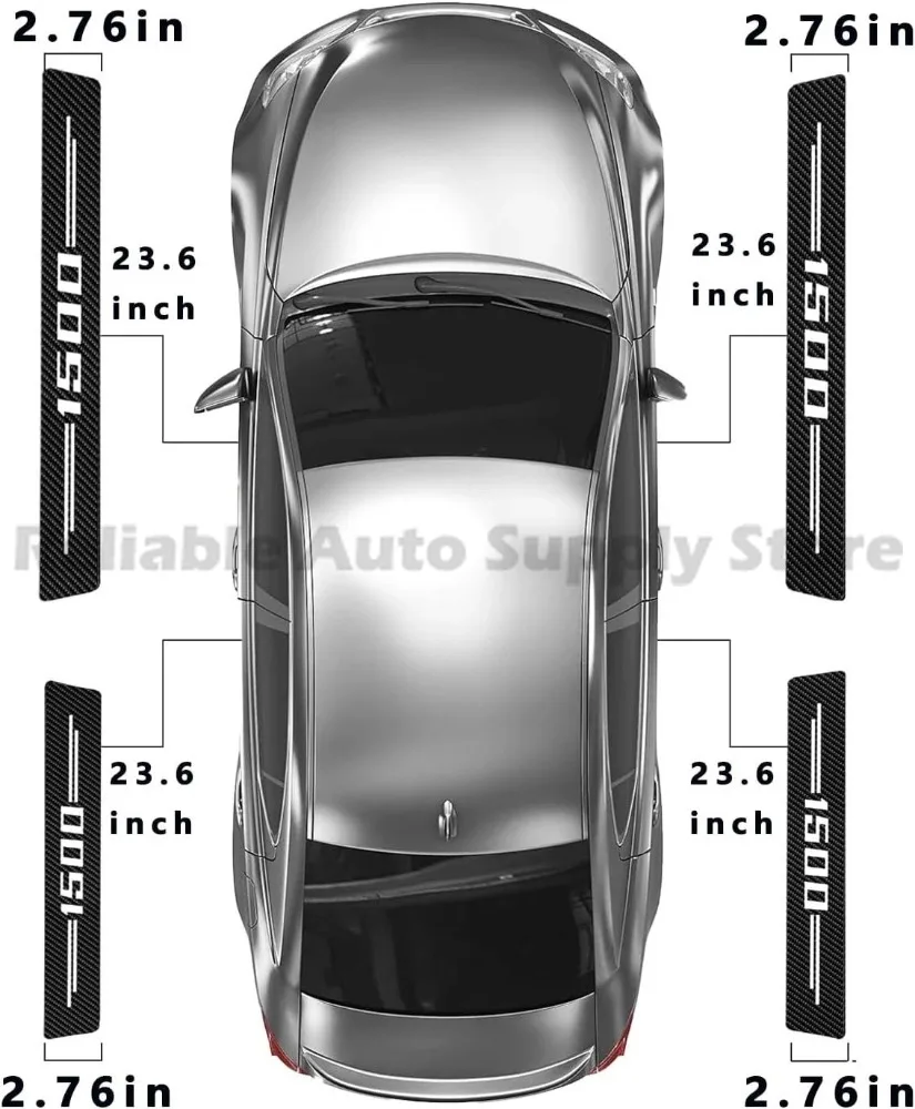 4Pcs Door Sill Plate Protector Fit For GMC Sierra 1500 Carbon Fiber Anti Scratch Scuff Plate Cover Auto Accessories