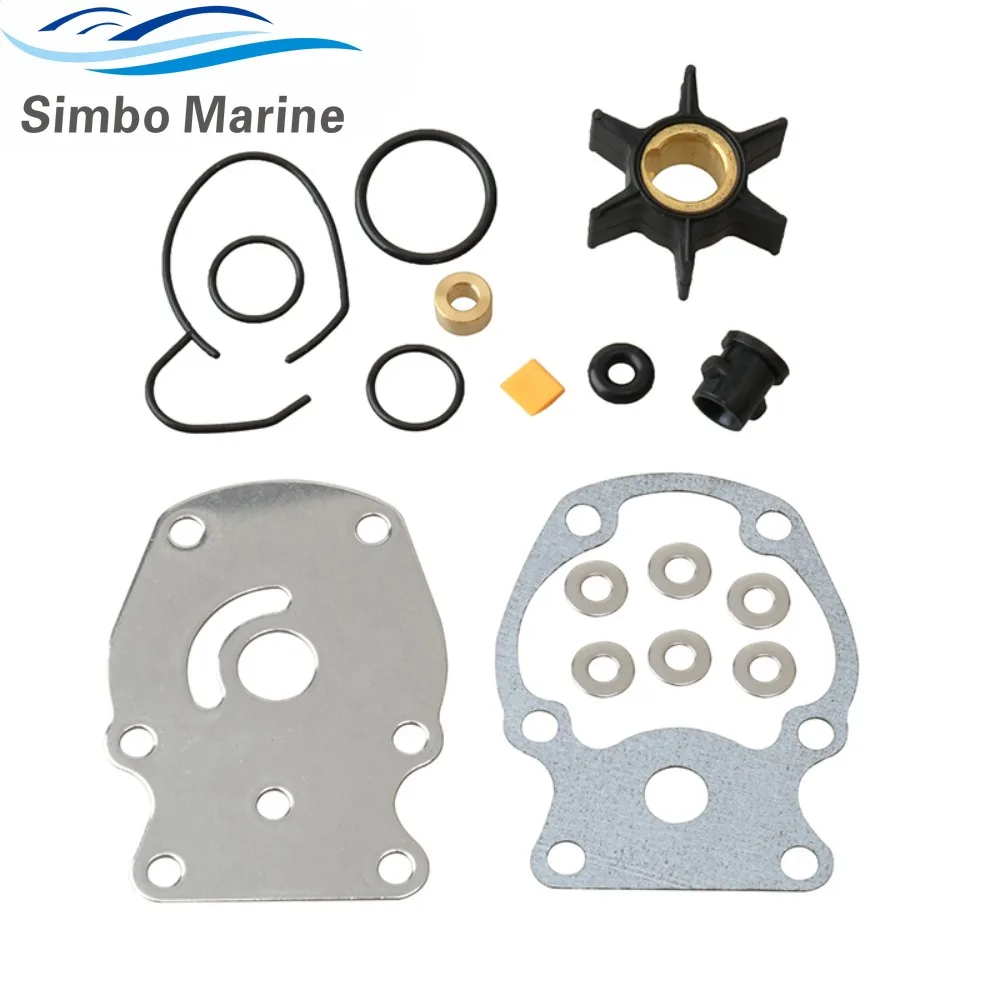 393630 Water Pump Kit With Housing Replacement Fit Johnson Evinrude OMC Outboard 20 25 30 35HP Outboard Motors Sierra 18-3382 03