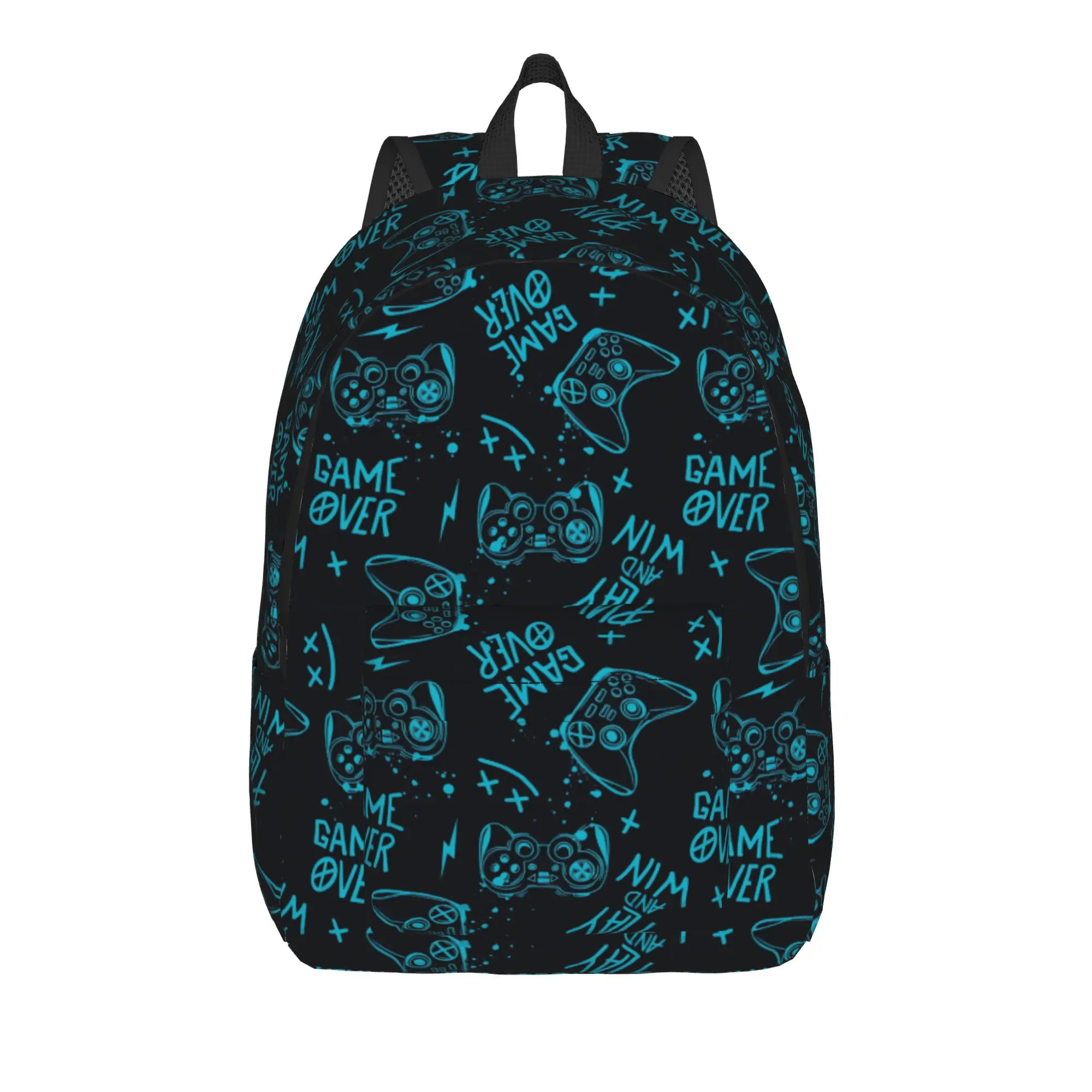 

Video Game Gaming Controller Classical Backpack Sports High School Hiking Travel Daypack Laptop Computer Canvas Bags