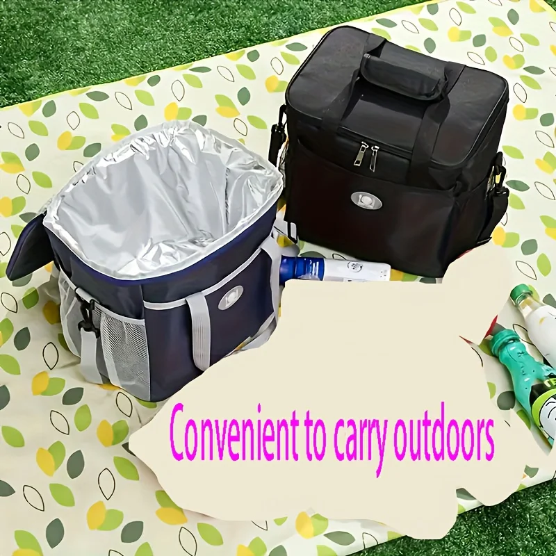 أكسفورد القماش حقيبة حمل الغداء حقيبة التخزين سميكة حقيبة كتف للمدرسة مكتب المطبخ تخزين المنزل منظمة الملحقات