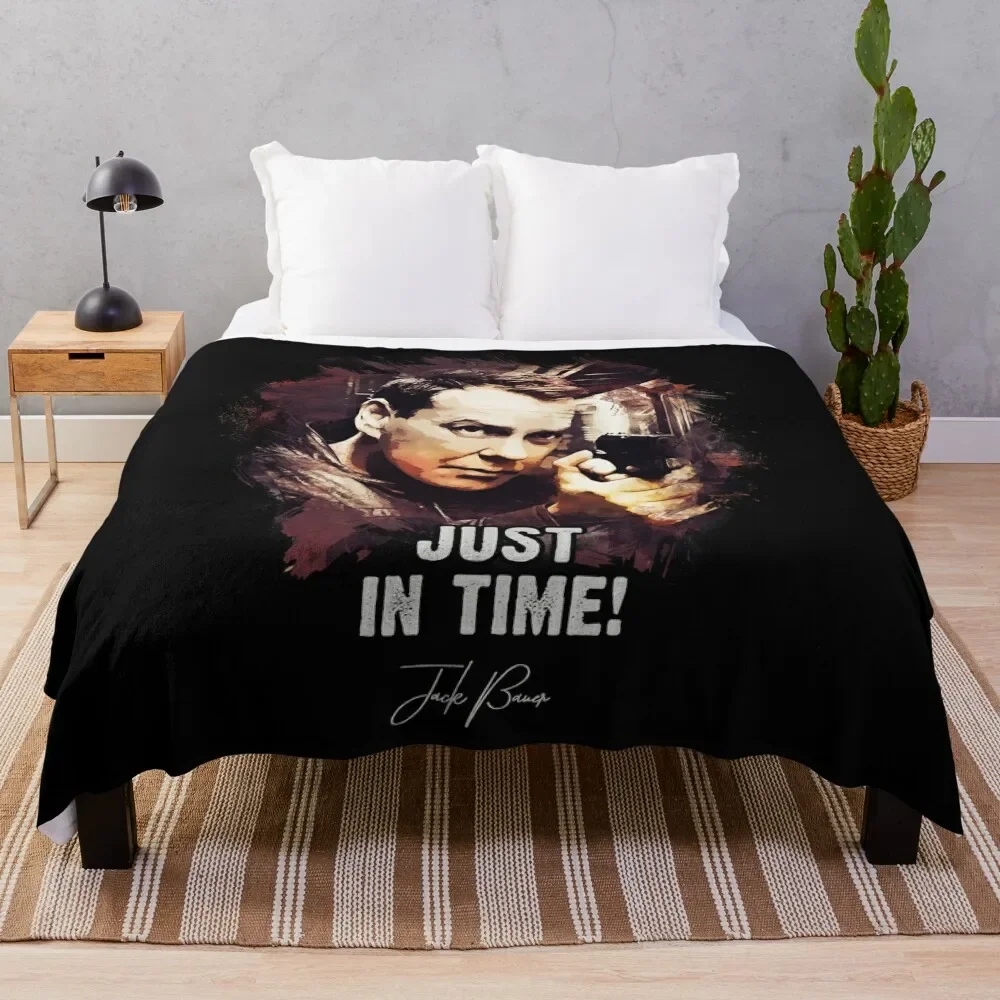 Just In Time - Jack Bauer Throw Blanket for winter Luxury Plaid on the sofa Blankets